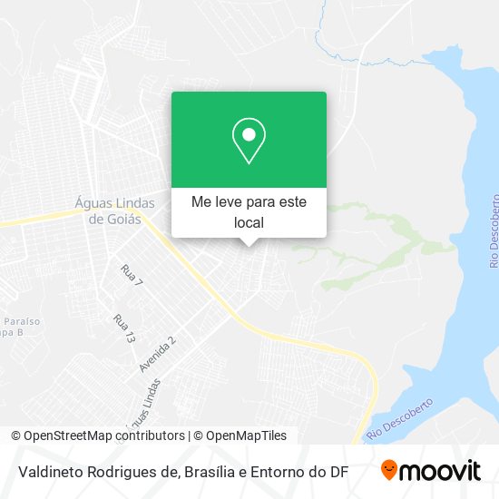 Valdineto Rodrigues de mapa