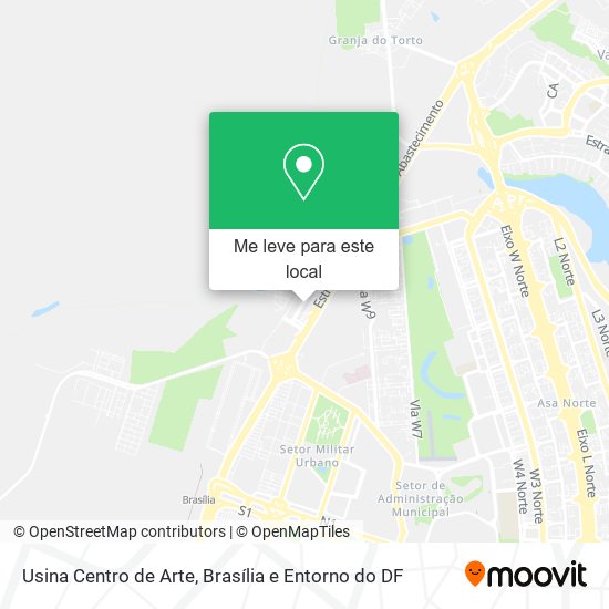 Usina Centro de Arte mapa