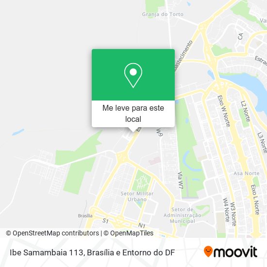 Ibe Samambaia 113 mapa