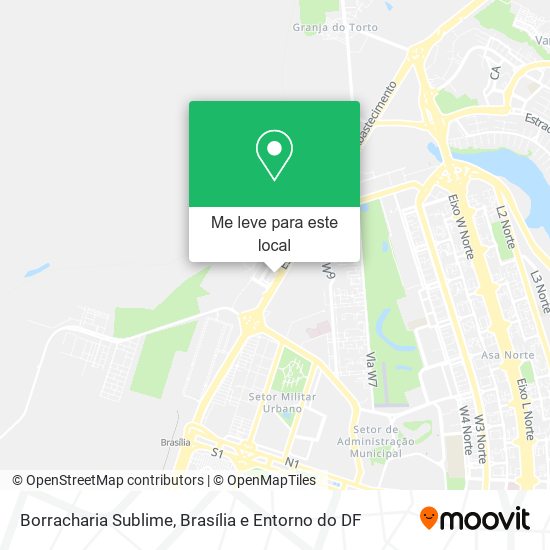 Borracharia Sublime mapa