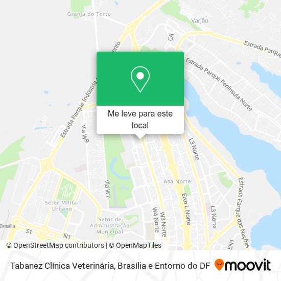 Tabanez Clínica Veterinária mapa