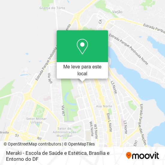 Meraki - Escola de Saúde e Estética mapa