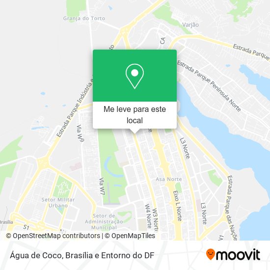 Água de Coco mapa