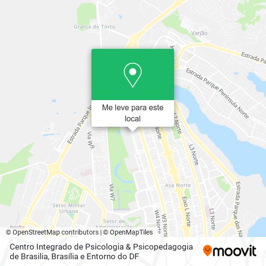 Centro Integrado de Psicologia & Psicopedagogia de Brasilia mapa