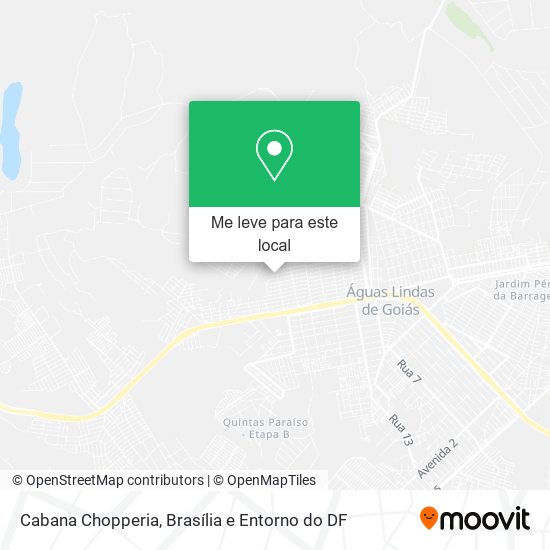 Cabana Chopperia mapa