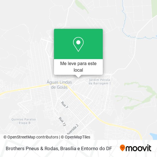 Brothers Pneus & Rodas mapa