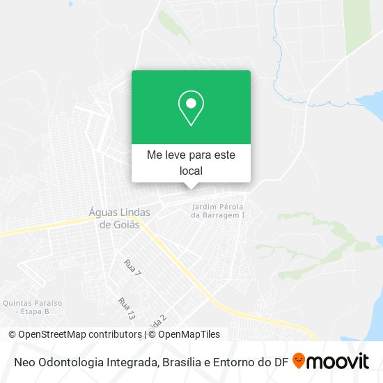 Neo Odontologia Integrada mapa