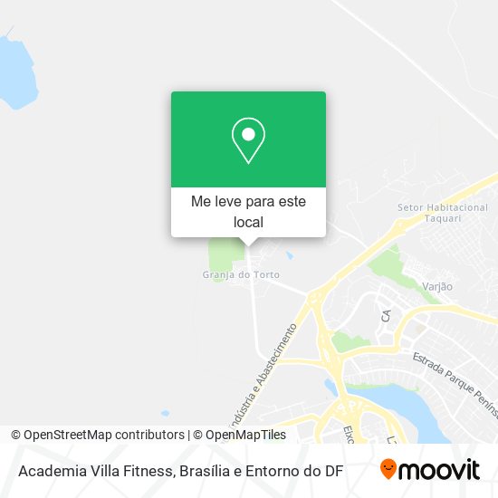 Academia Villa Fitness mapa