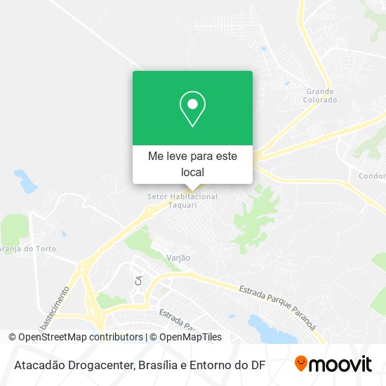 Atacadão Drogacenter mapa