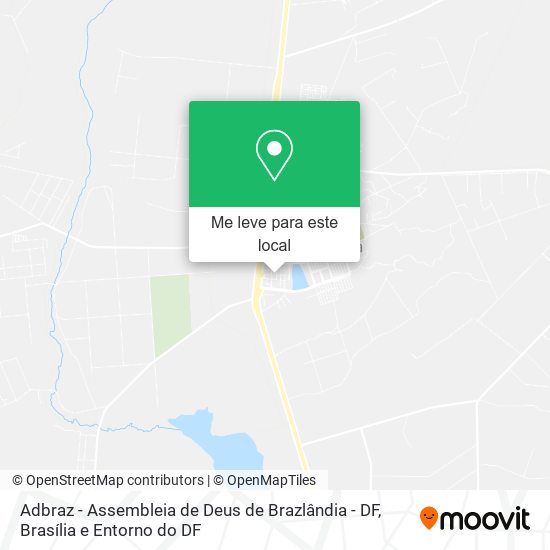 Adbraz - Assembleia de Deus de Brazlândia - DF mapa