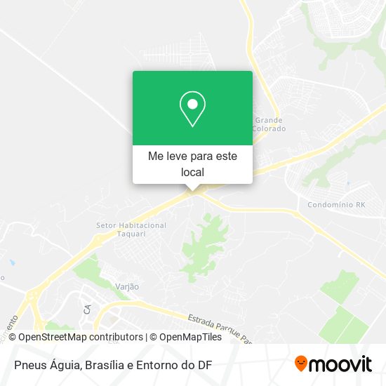 Pneus Águia mapa