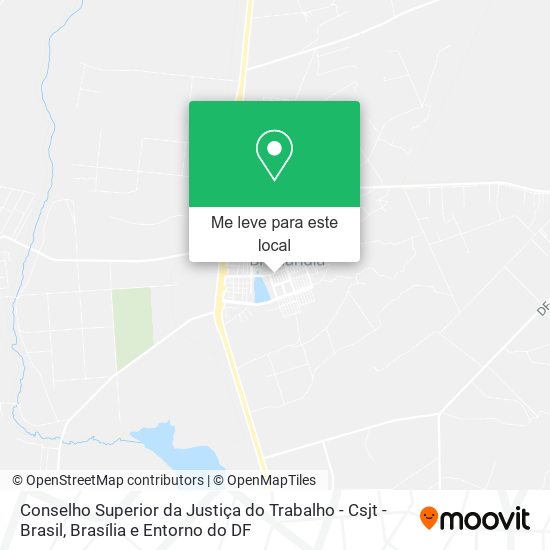 Conselho Superior da Justiça do Trabalho - Csjt - Brasil mapa