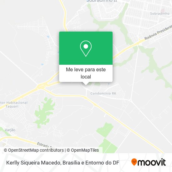 Kerlly Siqueira Macedo mapa