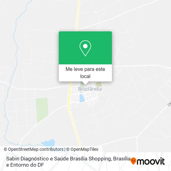 Sabin Diagnóstico e Saúde Brasília Shopping mapa