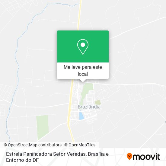 Estrela Panificadora Setor Veredas mapa