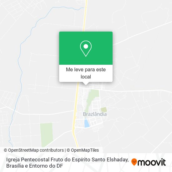 Igreja Pentecostal Fruto do Espírito Santo Elshaday mapa