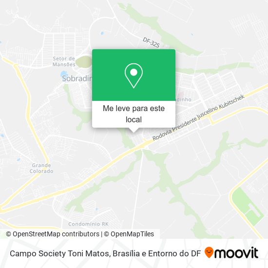 Campo Society Toni Matos mapa