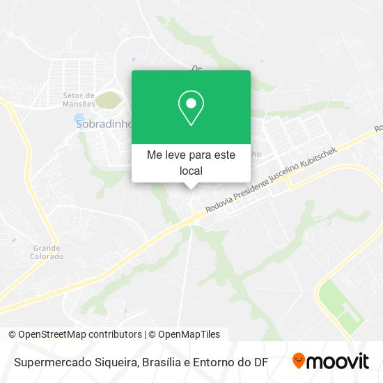 Supermercado Siqueira mapa