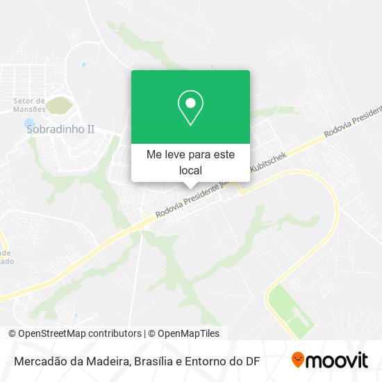 Mercadão da Madeira mapa