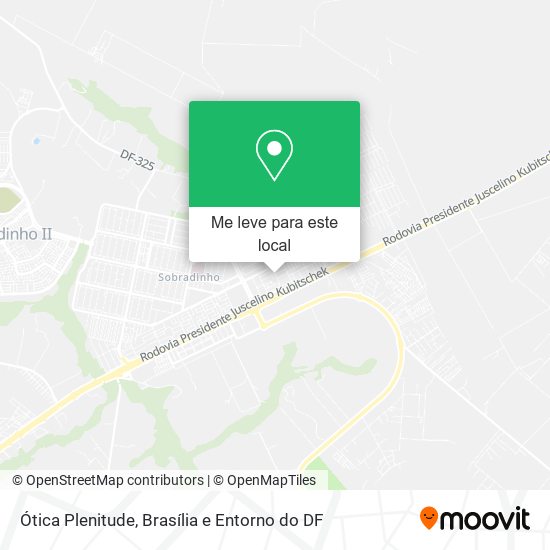 Ótica Plenitude mapa