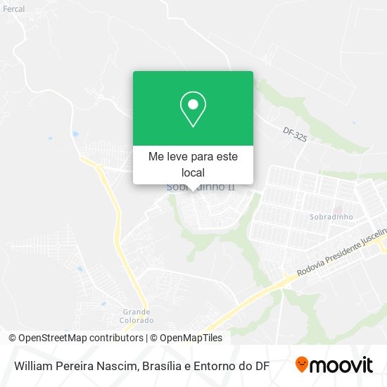 William Pereira Nascim mapa