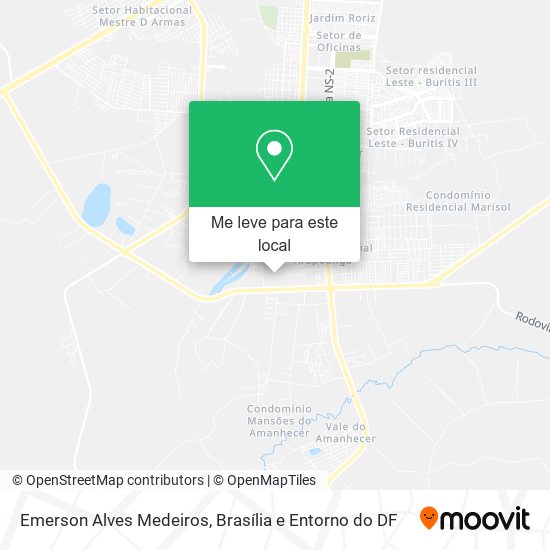 Emerson Alves Medeiros mapa