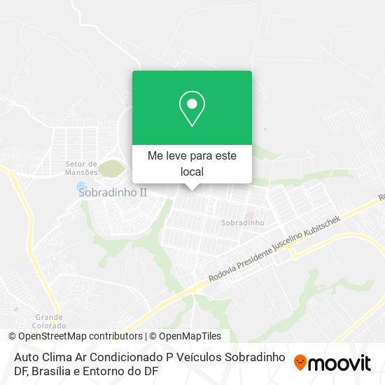 Auto Clima Ar Condicionado P Veículos Sobradinho DF mapa