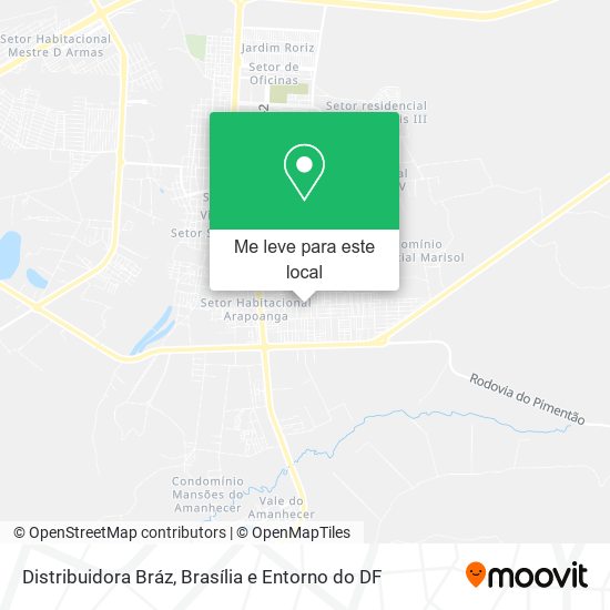 Distribuidora Bráz mapa