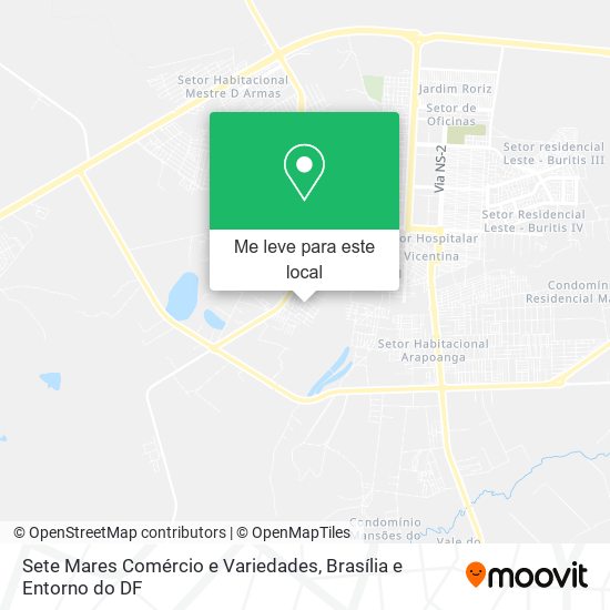 Sete Mares Comércio e Variedades mapa