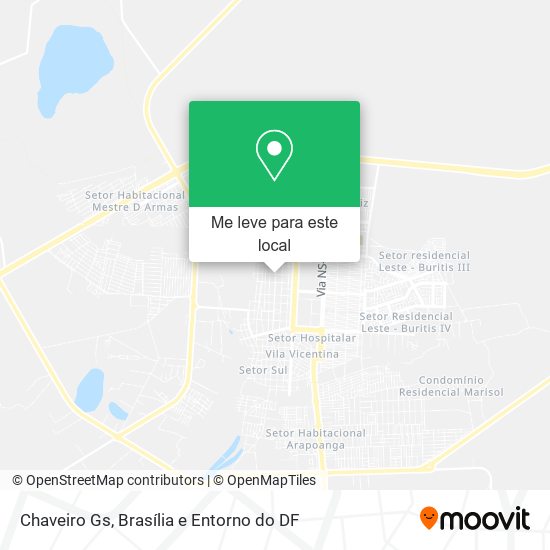 Chaveiro Gs mapa
