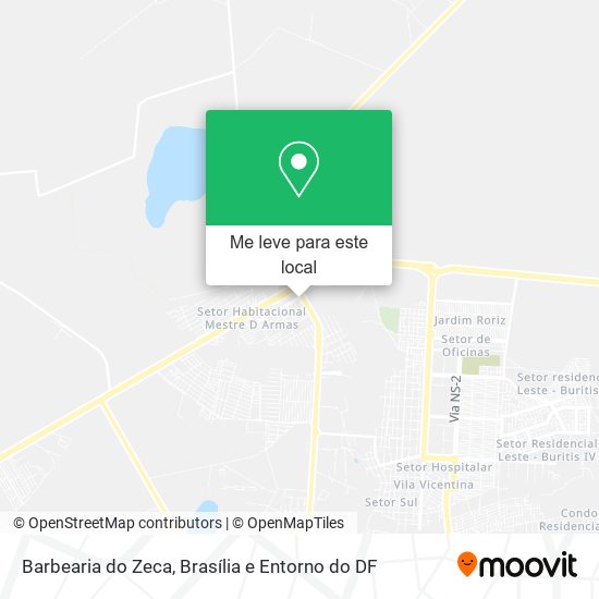 Barbearia do Zeca mapa