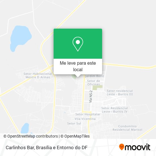 Carlinhos Bar mapa