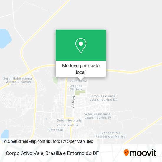 Corpo Ativo Vale mapa