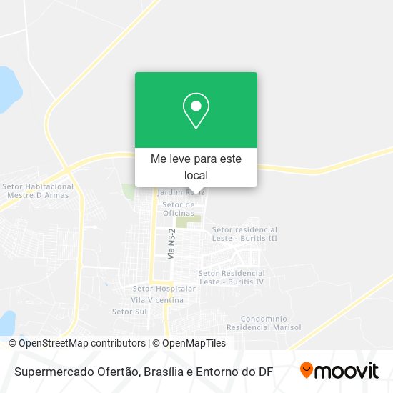 Supermercado Ofertão mapa