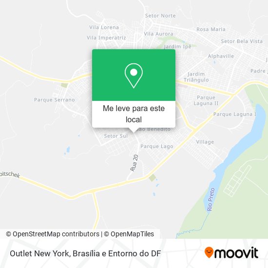 Outlet New York mapa