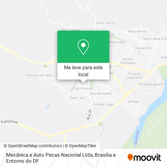 Mecânica e Auto Pecas Nacional Ltda mapa
