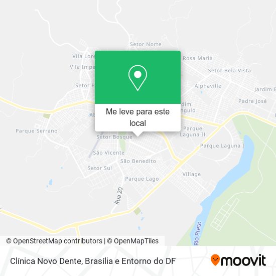 Clínica Novo Dente mapa