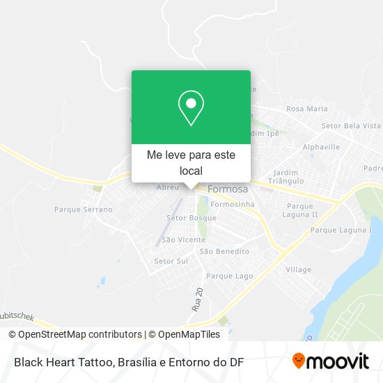 Black Heart Tattoo mapa