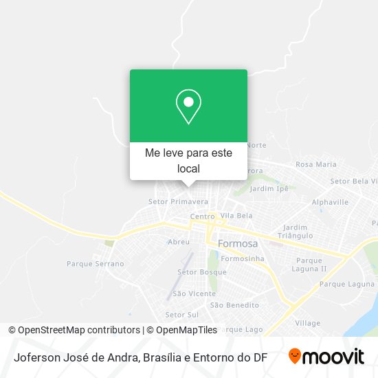 Joferson José de Andra mapa