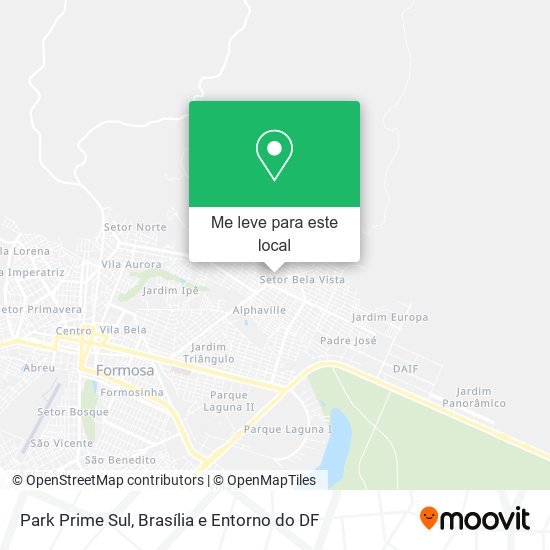 Park Prime Sul mapa