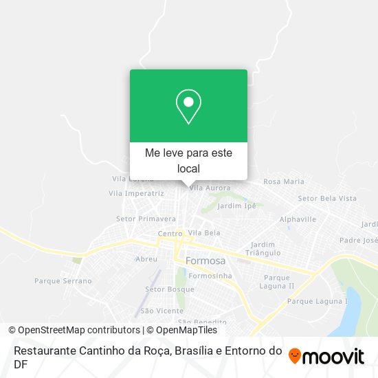 Restaurante Cantinho da Roça mapa
