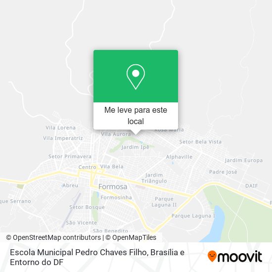 Escola Municipal Pedro Chaves Filho mapa