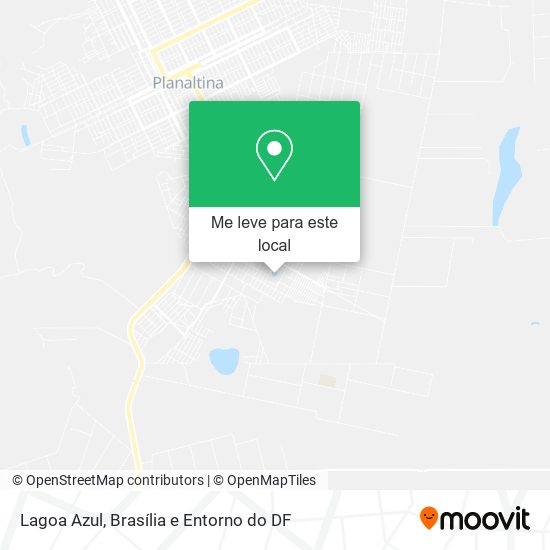 Lagoa Azul mapa