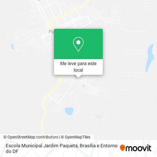 Escola Municipal Jardim Paquetá mapa
