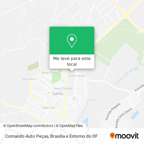 Comando Auto Peças mapa