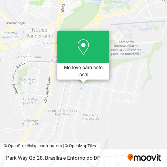 Park Way Qd 28 mapa