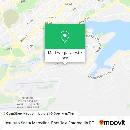 Instituto Santa Marcelina mapa