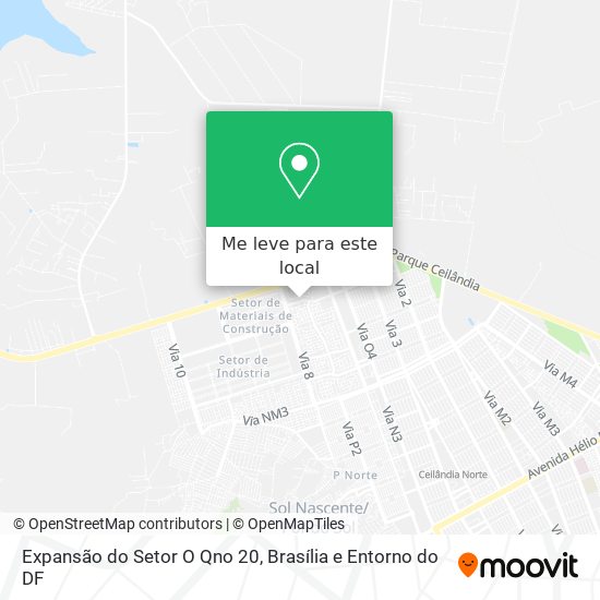 Expansão do Setor O Qno 20 mapa