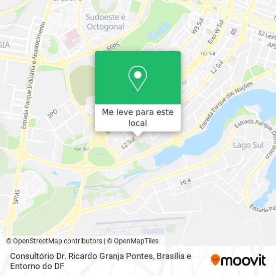 Consultório Dr. Ricardo Granja Pontes mapa