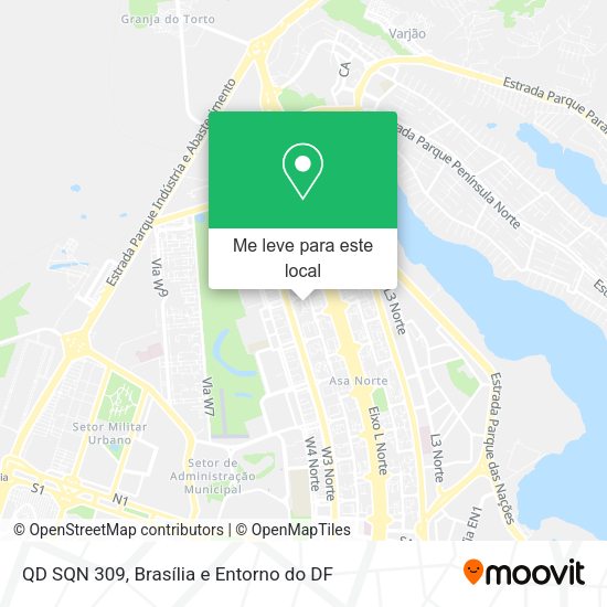 QD SQN 309 mapa